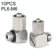 PL6-M6 LAIZE 10 pz Micro Trachea Quick Connector