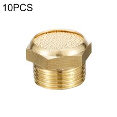 LAIZE 10 pezzi silenziatore pneumatico piatto semi rame, calibro: 3 punti