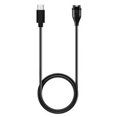 Per Garmin Forerunner 265 / 265S / 965 Cavo di ricarica per smartwatch universale di tipo C / USB-C, lunghezza: 1 m (nero)
