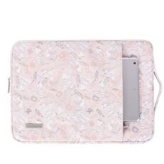 G4-89 Custodia per tablet in PU Custodia per laptop con manico telescopico, dimensioni: 12 pollici (rosa chiaro)