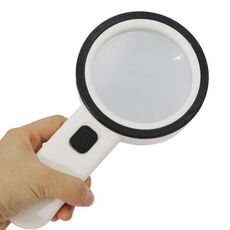 Lente d'ingrandimento HD portatile 30X JHS407 con luce LED (pacchetto carta)