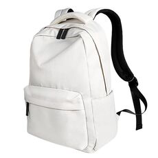 SJ13 Zaino per laptop resistente all'usura impermeabile di grande capacità da 13-15,4 pollici (beige)