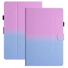 Custodia per tablet in pelle sfumata con cuciture universali da 10 pollici (viola blu)