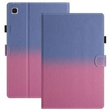 Custodia per tablet in pelle sfumata con cuciture per Samsung Galaxy Tab S6 Lite SM-P610 (rosa blu)