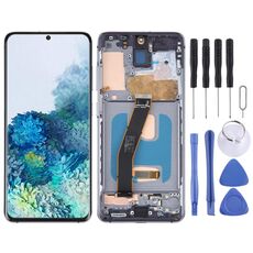 Schermo LCD materiale OLED per Samsung Galaxy S20 SM-G980 Digitizer Assemblaggio completo con cornice