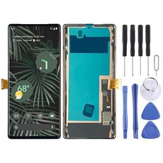 Schermo LCD materiale OLED per digitalizzatore Google Pixel 6 Pro G8VOU Assemblaggio completo con cornice