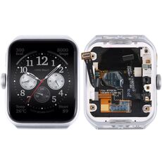 Schermo LCD originale per OPPO Watch 3 Pro Digitizer Assemblaggio completo con cornice (argento)