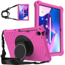 Per Lenovo Tab M10 Plus 10.6 3a generazione 2022 Spider King Custodia protettiva in silicone per tablet (rosa rossa)