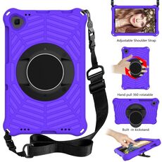 Custodia protettiva in silicone per tablet Lenovo Tab K10 Spider King (viola)