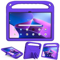Per Lenovo Tab M10 Plus 10.6 3a generazione 2022 Custodia per tablet antiurto in EVA con supporto (viola)