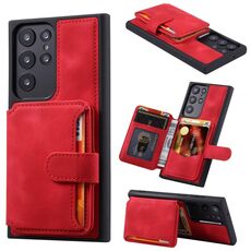 Per Samsung Galaxy S22 Ultra 5G Skin Feel Dream Pennello antifurto Custodia per cellulare portatile antiurto (rosso)