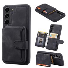 Per Samsung Galaxy S23 + 5G Skin Feel Dream Custodia antifurto antiurto portatile Skin Card Bag (nero)