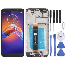 Schermo LCD originale per Motorola Moto E6 Play Digitizer Assemblaggio completo con cornice