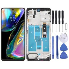 Schermo LCD originale per Motorola Moto G82 Digitizer Assemblaggio completo con cornice