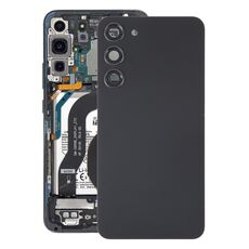 Per Samsung Galaxy S23+ SM-S916B Coperchio posteriore batteria in vetro OEM con copriobiettivo fotocamera (nero)