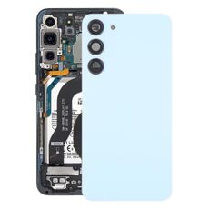 Per Samsung Galaxy S23+ SM-S916B Coperchio posteriore batteria in vetro OEM con copriobiettivo fotocamera (blu)