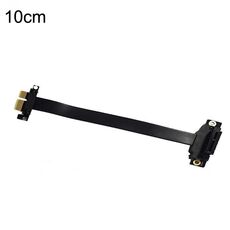 PCI-E 3.0 1X 180 gradi scheda grafica scheda di rete wireless cavo di prolunga blocco adattatore, lunghezza: 10 cm