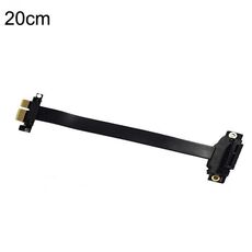 PCI-E 3.0 1X 180 gradi scheda grafica scheda di rete wireless cavo di prolunga blocco adattatore, lunghezza: 20 cm