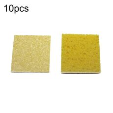 Spugna in pasta di legno di cotone per la pulizia del saldatore resistente alle alte temperature, Specifiche: quadrato sottile 6x6 cm