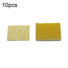 Spugna in pasta di legno di cotone per la pulizia del saldatore resistente alle alte temperature, specifiche: rettangolare sottile 3,5x5 cm