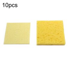 Spugna in pasta di legno di cotone per la pulizia del saldatore resistente alle alte temperature, Specifiche: quadrato ispessito 6x6 cm