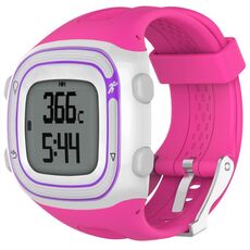 Per Garmin Forerunner 10/15 cinturino sportivo in silicone stile femminile (rosa)