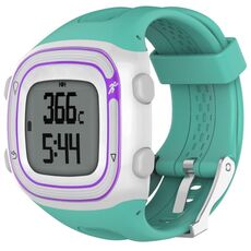 Per Garmin Forerunner 10/15 cinturino sportivo in silicone stile femminile (verde menta)
