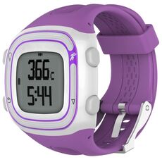 Per Garmin Forerunner 10/15 cinturino sportivo in silicone stile femminile (viola)