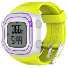 Per Garmin Forerunner 10/15 cinturino sportivo in silicone stile femminile (ciano)