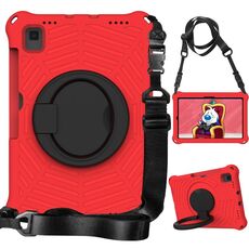 Custodia protettiva in silicone per Samsung Galaxy Tab S5e T720 Spider King (rosso)