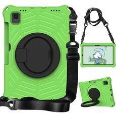 Custodia protettiva in silicone per Samsung Galaxy Tab S5e T720 Spider King (verde)
