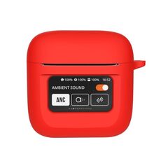Custodia protettiva per auricolari wireless in silicone JBL Tour Pro 2 (rosso)