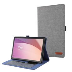 Custodia per tablet in pelle tessuto Lenovo Tab M9 (grigio)