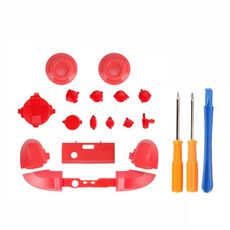 Per controller Xbox Series X Thumbstick LB RB Bumper Pulsanti di attivazione con accessori per cacciavite (rosso)