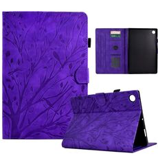 Custodia per tablet Huawei MatePad SE Fortune Tree Pressure Flower PU (viola)