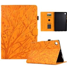 Custodia per tablet Huawei MatePad SE Fortune Tree Pressure Flower PU (cachi)