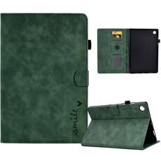 Per Huawei Matepad 10.4 2022 Custodia per tablet in pelle con flip in rilievo (verde)