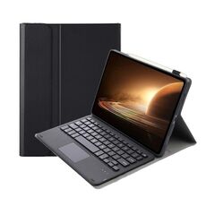 Per OPPO Pad 2 11,61 pollici 2023 OP13-A Custodia in pelle per tastiera Bluetooth rimovibile ultrasottile con touchpad (nero)