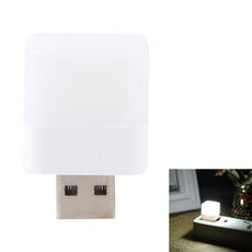 Cube LED USB Mini luce notturna (luce bianca)