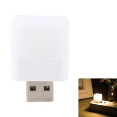 Cube LED USB Mini luce notturna (bianco caldo)