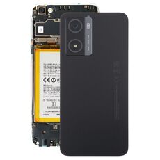 Per OPPO A77s Cover posteriore batteria originale con copriobiettivo fotocamera (nero)