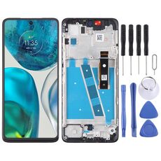Schermo LCD originale per Motorola Moto G52 Digitizer Assemblaggio completo con cornice
