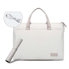 Per MacBook 15,6-16,1 pollici MAHOO 10188 Borsa per computer portatile ultrasottile Borsa per computer a mano, Colore: grigio + tappetino per mouse grigio