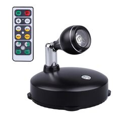 TL006-SIN Mostra d'arte di gioielli Ricarica USB Faretti LED decorativi a parete con telecomando