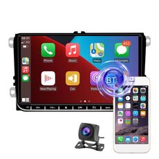 A2743 Per Volkswagen 1 + 16G Grande schermo di controllo centrale da 9 pollici con lettore navigatore Carplay Car Android 10.0, stile: fotocamera standard + AHD