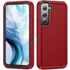 Per Samsung Galaxy S22+ 5G Life Custodia rigida impermeabile per telefono (rosso + nero)