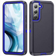 Per Samsung Galaxy S22+ 5G Life Custodia rigida impermeabile per telefono (blu scuro + blu reale)