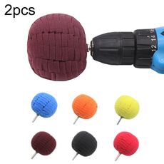 Sfera per lucidatura in spugna per piccole aree di cerchioni per auto da 2 pezzi (consegna colore casuale)