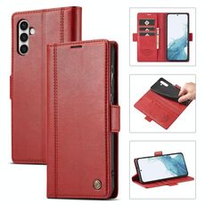 Per Samsung Galaxy S23 + 5G LC.IMEEKE PU + TPU Custodia in pelle per telefono con sensazione di pelle (rosso)