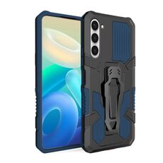 Per Samsung Galaxy S23 5G Armor Warrior Custodia antiurto per PC + TPU (blu)
